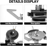 Fire-Maple Backpacking and Camping Stove Series | Outdoor Propane Camp Cooking Gear | Portable Pot/Jet Burner | Ideal for Hiking, Trekking, Fishing, Hunting Trips and Emergency Use (Greenpeak)