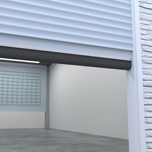 Garage Door Seals Bottom Rubber Weather Stripping Kit Replacement, U+O Ring Weatherproof Threshold Buffering Sealing Rubber, 1/4 Inch T Ends, 4 Inch Width (16 Ft)