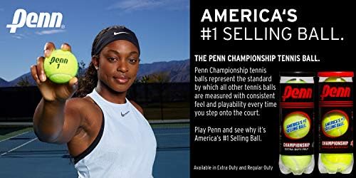 Penn Championship Tennis Balls - Extra Duty Felt Pressurized Tennis Balls