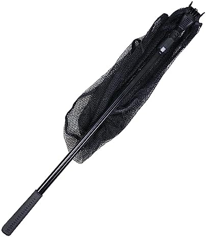 RESTCLOUD Fishing Landing Net with Telescoping Pole Handle, Fishing net Freshwater for Kids Men Women, Extend to 40-63 Inches