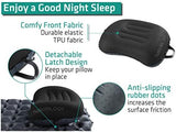 TREKOLOGY Ultralight Inflatable Camping Travel Pillow - ALUFT 2.0 Compressible, Compact, Comfortable, Ergonomic Inflating Pillows for Neck & Lumbar Support While Camp, Hiking, Backpacking