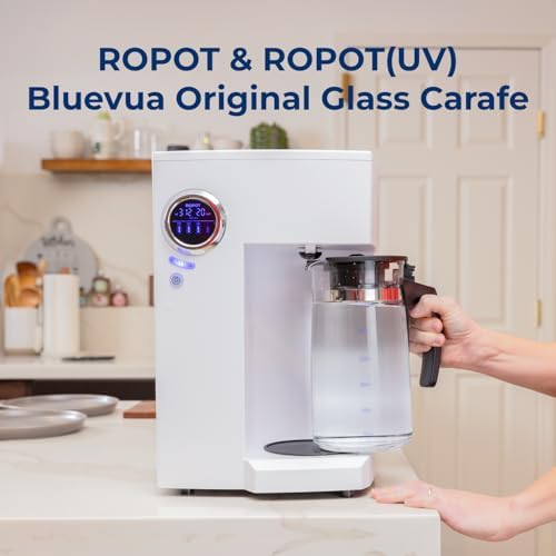 Bluevua Reverse Osmosis Water Filter Replacement Carafes, Replacement Jar for Ropot100 Countertop Water Purifier-1700ML
