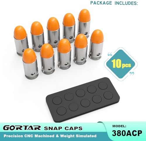 Snap Caps Training Dummy Rounds Practice Safe Loading Firing Close to Real Weight