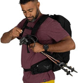 Osprey Talon 22L Men's Lightweight Hiking Backpack with Hipbelt, Phantom Grey/Dark Charcoal