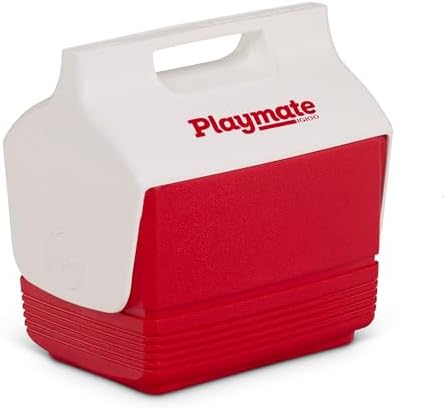 Igloo Mini Playmate Cooler , Red/White, 4 Qt