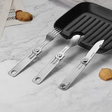 ROXON C1 3 IN 1 Camping Utensils Detachable Cutlery Knife Spoon Fork for Outdoor Camping Hiking