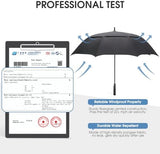 G4Free 47/54/62/68 Inch Automatic Open Golf Umbrella Oversize Extra Large Double Canopy Vented Windproof Waterproof Stick Umbrellas