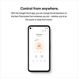 Google Nest Thermostat - Smart Thermostat for Home - Programmable Wifi Thermostat - Snow