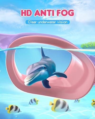 Kids Swim Goggles,Swimming Goggles for Kids 6-14, Anti-Fog UV Protection Pool Glasses for Boys Girls