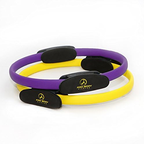 ProBody Pilates Fitness Ring – 14 Inch Pilates Ring for Focusing on Toning Inner Thighs, Arms, and Core