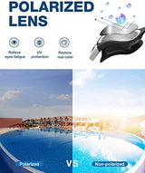 ZIONOR G1 Polarized Swimming Goggles for Unisex Adult Women Anti Fog 100% Anti UV Diving Goggles