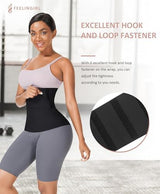 FeelinGirl Waist Trainer for Women Bandage Wrap Trimmer Belt Long Torso Tummy Wraps Belly Body Shaper Waist Trimmer Belt