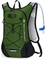 Lightweight Hydration Backpack, Running Backpack with 2L Water Bladder, Hydro Water Daypack for Cycling Hiking Rave for Men Women