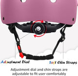 Kids Bike Helmet, Adjustable and Multi-Sport, from Toddler to Youth, 3 Sizes