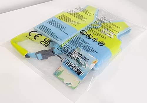 Pottwal Swim Vest for Kids - Swim Jacket for 1-2 Years (24-33LBS) - Buoyancy Aid Made of Neoprene & EPE - with Adjustable Crotch Strap