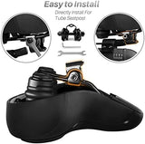 Oversized Bike Seat for Peloton Bike & Bike+, Comfort Seat Cushion Compatible with Peloton, Road or Exercise Bikes, Bicycle Wide Saddle Replacement for Men & Women, Accessories for Peloton