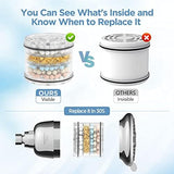 Shower Head Filter Replacement Cartridge for MakeFit Filtered Shower Head - H5H117 (1-PACK)