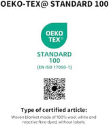 100% Wool Blanket, 48" x 62", Warm, Thick, Washable, Military Wool Blanket, Great for Camping, Outdoors, Sporting Events, Survival Kits