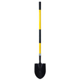 VNIMTI Heavy Duty Gardening Shovel, 56 Inch Round Blade with Fiberglass Handle (Yellow)