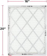 Frigidaire PureAir® 20x25x1 MERV 8 Allergen Electrostatic Pleated Air Conditioner HVAC AC Furnace Filters - 6 Pack (exact dimensions 15.81 X 19.81 X 0.81)
