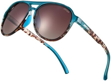 Polarized Aviator Sunglasses for Women Men Retro Trendy Sports Sunglasses for Outdoor UV400 Protection
