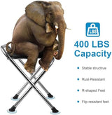 Portable Toilet for Camping, Portable Toilet Seat, Portable Toilet Travel, Stainless Steel Portable Toilet, Foldable Portable Toilet for Camping/Car