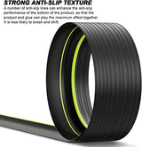 Jin&Bao Universal Garage Door Threshold Seal Strip 20FT Kit, Bottom Waterproof Rubber Weather Stripping Replacement（Green, 2 Adhesive）