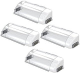 Funmit Air Vent Deflectors Adjustable Magnetic Heat Easy Adjust Between 9”-15” for Vents Sidewall Floor Ceiling Registers (4 Packs)