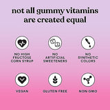 Lemme Debloat - Digestive & Gut Health Gummies with 2 Clinically Studied Probiotics & Prebiotic, 3 Billion CFUs - Vegan, Gluten Free, Non GMO, BlackBerry Flavor (60 Count)