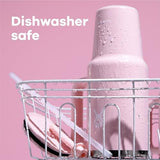 Hydro Flask 40 Oz Travel Tumbler with Handle, Lid and Straw - Insulated Stainless Steel in 40 Oz Jelly Pink