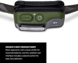 BLACK DIAMOND Cosmo 350 LED Headlamp, Waterproof and Dimmable Battery Powered Headlamp for Camping, Hiking, Running, Work with Red Light Headlamp Mode
