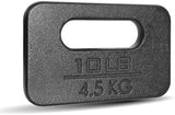 Yes4All Cast Iron Ruck Weight, Weighted Plate for Rucking, Swings, Squat, Strength Training - Multiple Weights: 10LB to 45LB