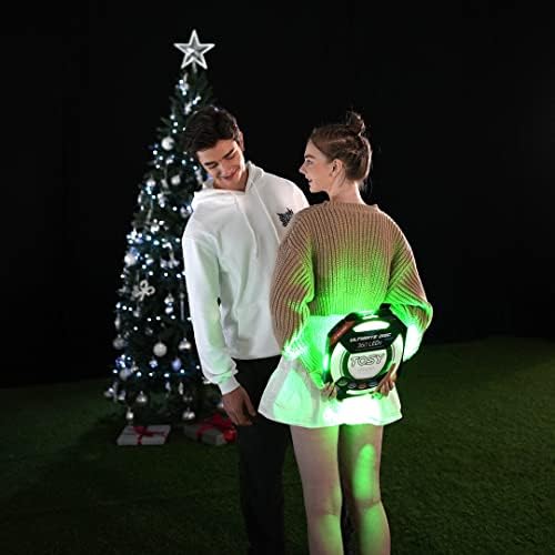 TOSY Flying Disc - 16 Million Colors RGB or 36 LEDs, Extremely Bright, Smart Modes, Camping Essentials for Teens/Kids/Adults/Men/Boys/Girls, Auto Light Up, Patented, Rechargeable, Waterproof, 175g