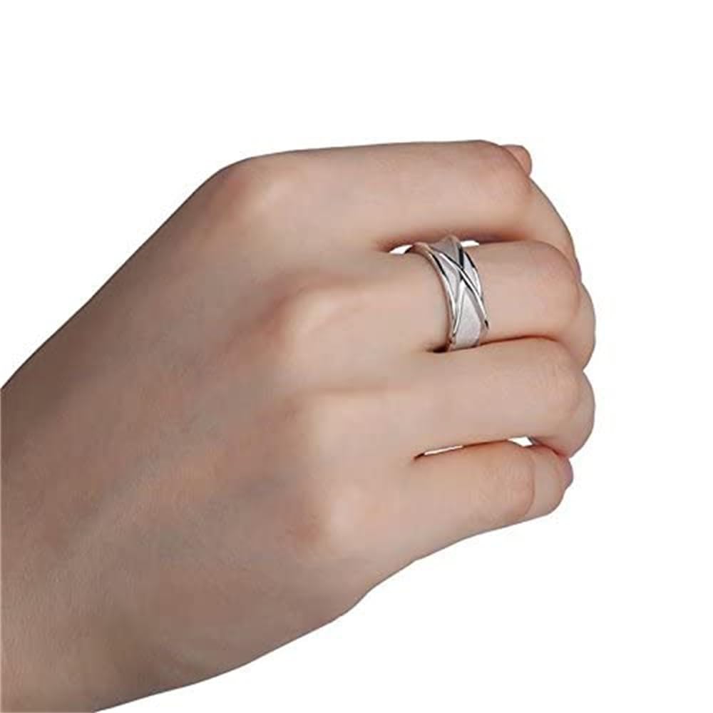 Anime Super Black GK Time Ring Silver Finger Rings Earring Fashion