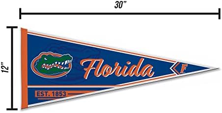 Rico Industries NCAA Classic 12" x 30" Felt Wall Décor Pennant - Great for Home/Bed Room/Man Cave Décor