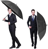 G4Free 47/54/62/68 Inch Automatic Open Golf Umbrella Oversize Extra Large Double Canopy Vented Windproof Waterproof Stick Umbrellas
