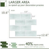 STICKGOO 10-Sheet Subway Tile Peel and Stick Backsplash, Self Adhesive Vinyl Wall Tiles, Stick on Backsplash for Kitchen and Bathroom(Thicker Design)