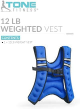 Tone Fitness Weighted Vest | 8lb or 12lb | Multiple Options