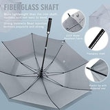 ZOMAKE Automatic Open Extra Large Golf Umbrella 51/54/62/68 Inch, Double Canopy Vented Windproof Oversize Stick Umbrellas for Rain