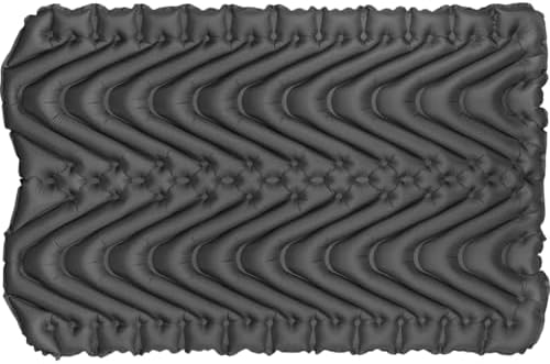KLYMIT Insulated Double V Inflatable Sleeping Pad | Thick, Lightweight, Easy to Inflate, Foldable Air Bed for Camping & Backpacking