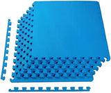 BalanceFrom Puzzle Exercise Mat with EVA Foam Interlocking Tiles for MMA, Exercise, Gymnastics and Home Gym Protective Flooring, Multiple Sizes and Colors