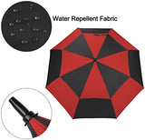 G4Free 47/54/62/68 Inch Automatic Open Golf Umbrella Oversize Extra Large Double Canopy Vented Windproof Waterproof Stick Umbrellas