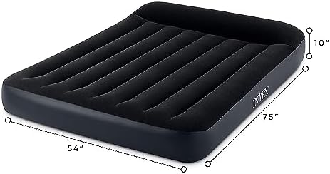 Intex Dura-Beam Standard Pillow Rest Classic Air Mattress Series with Internal Pump