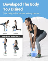 Soft Kettlebell - Cushioned Impact-Resistant Base and Anti-Slip, Kettle bell Anti-Slip Grip Weight for Home Workouts, Safe Strength Training Kettlebells Sets for Women & Men, With Non-slip Gloves