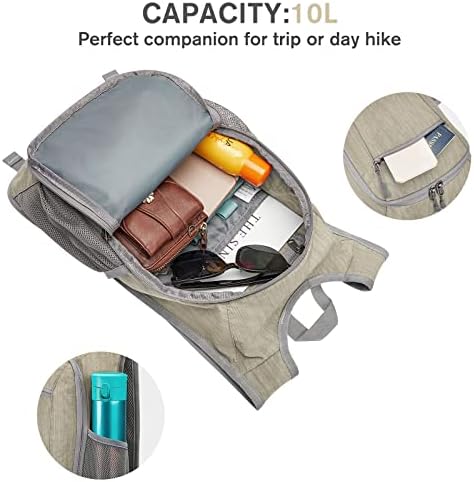 G4Free 10L/15L Hiking Backpack Lightweight Packable Hiking Daypack Small Travel Outdoor Foldable Shoulder Bag