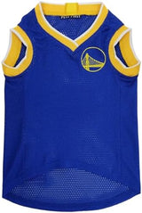 Pets First NBA GOLDEN STATE WARRIORS DOG Jersey, Small - Tank Top Basketball Pet Jersey