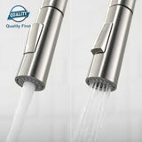 Havin Brushed Nickel Kitchen Faucet with Pull Down Sprayer, High Arc Stainless Steel Material, with cUPC Ceramic Cartridge,Fit for 1 or 3 Holes Kitchen Sink or Laundry Sink or bar Sink Faucet