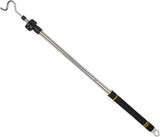 Greeily Clothes Hanger Reaching Hook Telescopic Adjustment clothes hook pole Light and can Extend from 37" to 65" with 4.7 "Hook and Sponge Handle.