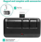 3 Replacement Garage Door Opener Remote,𝐎𝐧𝐥𝐲 Compatible with Liftmaster Chamberlain Sears Craftsman Garage Door Opener Remote 893MAX,Black,3 Pack