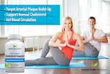 CRYSTAL PEAKS NUTRITION Cholesterol Supplement - All-Natural Ingredients to Support Normal Colesterol Levels. Supports Optimal Circulation. 60 Capsules